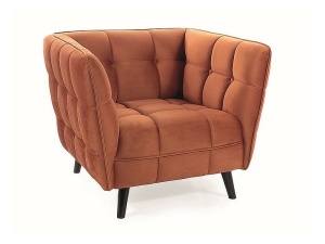 FOTOLIU CONFORTABIL CASTELLO 1, SCORTISOARA 4215/WENGE, TAPITERIE DIN CATIFEA SI PICIOARE DIN LEMN