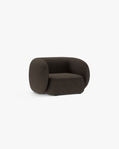 FOTOLIU CONFORTABIL KATE, MARO, 108X89 CM, TAPITAT CU TAPITERIE DIN TEXTIL BOUCLE BALOO, MICADONI - Img 2
