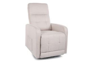 FOTOLIU CONFORTABIL OTUS II, BEJ22, TAPITERIE DIN TEXTIL BREGO, CU FUNCTIE DE RABATARE, STIL MODERN