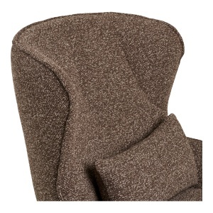 FOTOLIU DE RELAXARE ROTATIV BLENHEIM, DIN METAL SI TEXTIL, CULOARE MARO, HOUSE NORDIC - Img 6