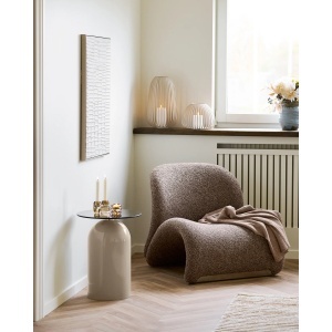FOTOLIU DE RELAXARE SOFIA, DIN LEMN SI TEXTIL, CULOARE MARO, HOUSE NORDIC - Img 2