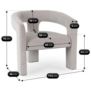 FOTOLIU DEOSEBIT, ARTIM MEBLE, REALIZAT DIN MATERIAL CATIFEA GRI SI METAL, STIL MODERN - Img 8