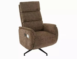 FOTOLIU ELECTRIC RABATABIL STIL FENIX, CAPPUCCINO 45, CU TAPITERIE DIN TEXTIL RAVEN, STIL MODERN