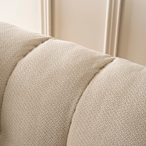 FOTOLIU ELEGANT, ARTIM MEBLE, MATERIAL TEXTIL SI LEMN, CULOARE CREM, STIL MODERN - Img 4