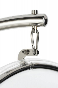 FOTOLIU EXCLUSIVIST BUBBLE STAND, GRI INCHIS/TRANSPARENT/CROM, DIN ACRIL SI CASMIR, STIL MODERN - Img 4