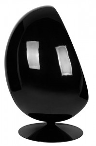 FOTOLIU EXCLUSIVIST OVALIA, NEGRU/NEGRU, DIN FIBRA DE STICLA, STIL MODERN - Img 2