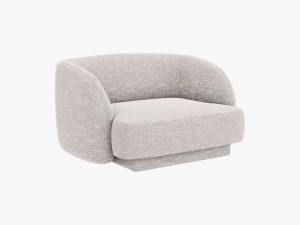 FOTOLIU MILEY, 103 CM, GRI DESCHIS 06, TAPITERIE CHENILLE, DESIGN DEOSEBIT