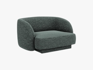 FOTOLIU MILEY, 103 CM, VERDE 78, TAPITERIE CHENILLE, DESIGN DEOSEBIT