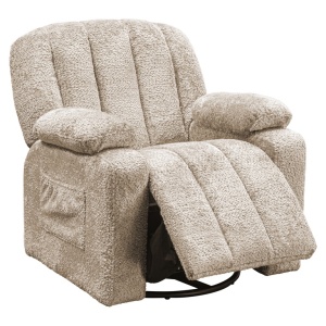 FOTOLIU PIVOTANT PENTRU COPII, 360 GRADE, RELAXANT MICKEY SHEEP, 01 NATURE, S5167, TAPITERIE 100% POLIESTER, STIL MODERN - Img 5