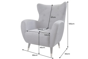 FOTOLIU RELAXARE, DON, MATERIAL TEXTIL, CULOARE ANTRACIT, ARTIM GROUP SELECTION - Img 7
