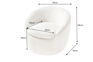 FOTOLIU ROTATIV, BABYLON 360 GRADE, MATERIAL BOUCLE ALB, ARTIM GROUP SELECTION - Img 4