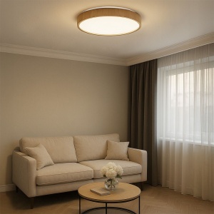 Lampă de tavan G116-C 40CM WOOD - Img 4