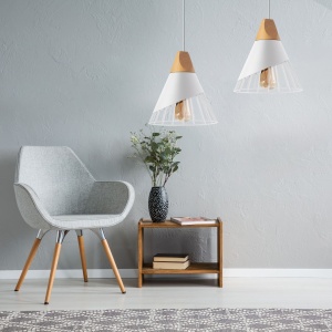 Lampa DE TAVAN SUSPENDABILA stil scandinav Metal APP226-1CP - Img 4