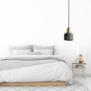 Lampă de tavan suspendată din beton Lastri Black APP930-1CP - Img 4