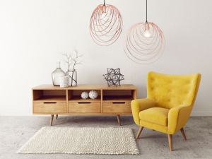 LAMPA GEOMETRICA ROSE GOLD APP427-1CP - Img 4