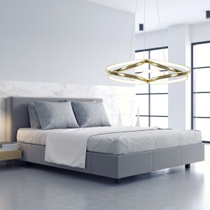 Lampa LED APP794-CP Flat Gold - Img 4