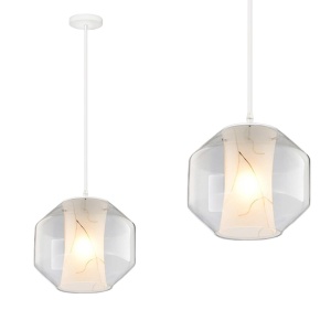 LAMPĂ MODERNĂ AURIE NEAGRA WHITE MARBLE APP908-1CP - Img 1