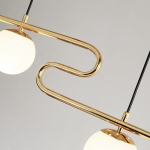 Lampă suspendată APP1599-5CP Gold - Img 2