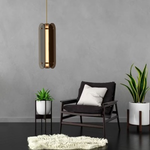 Lampă suspendată balck APP1676-CP Long - Img 3