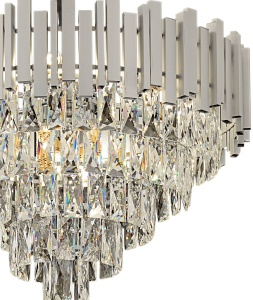 Lampă suspendată Cristal G051-CP 50CM Chrome - Img 2