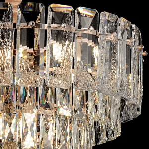 Lampă suspendată Cristal G056-CP 50cm GOLD - Img 3