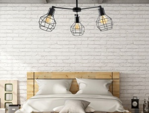 Lampă suspendată de tavan metalica Loft APP734-3C - Img 3