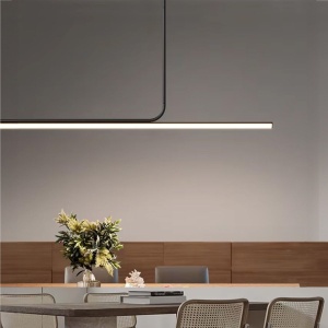 Lampă suspendată LED APP1660-CP Black 140cm - Img 3