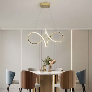Lampă suspendată LED G081-1CP Gold - Img 2
