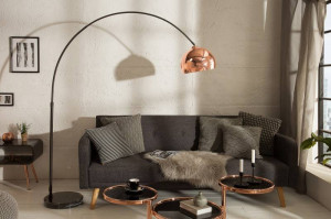 LAMPADAR BIG BOW ROZ AURIU/NEGRU 170/210 CM COD 39372 DESIGN MODERN - Img 2