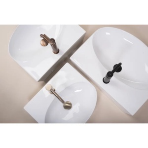 LAVOAR CERAMIC PENTRU BLAT REA KIM 46, ALB, CALITATE SUPERIOARA - Img 2