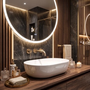LAVOAR PE BLAT CLEO 50CM REA, MATERIAL CERAMICA, DE CULOARE ALB - Img 8