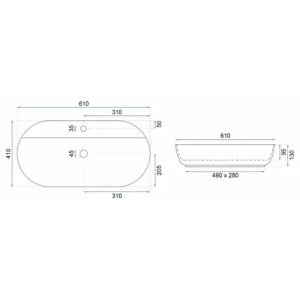 LAVOAR PENTRU BLAT REA AURA L 61, BLUE SHINY, CALITATE SUPERIOARA - Img 5