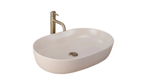 LAVOAR REA CLEO, 60,5 CM, BEJ MAT, DIN CERAMICA, CALITATE SUPERIOARA - Img 2