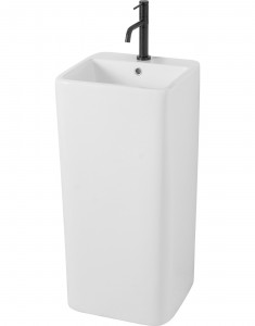 LAVOAR STATIV MIA 84CM ALB DESIGN DEOSEBIT CALITATE SUPERIOARA, MIA - Img 1
