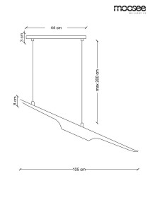 LUSTRA CONTEO, ALUMINIU, AURIU/NEGRU, STIL MODERN - Img 6