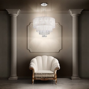 LUSTRA DESIGN MODERN OPERA SP6 ARGINTIE