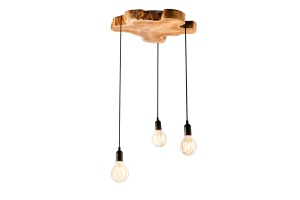 LUSTRA DIN LEMN, 50CM, ROUSILIQUE, DIN LEMN CU 3 SUSPENSII, ARTIM GROUP SELECTION - Img 4