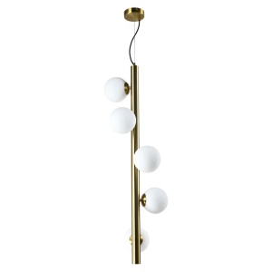 LUSTRA ELORIE 214480, CONFECTIONATA DIN METAL SI STICLA, ALAMA ANTICHIZATA, STIL MODERN - Img 2