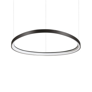 LUSTRA GEMINI SP D081 DALI/PUSH, 81CM, NEGRU, DIN METAL SI POLICARBONAT, STIL MODERN