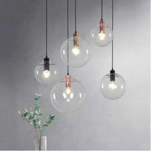 LUSTRA LASSI BLACK APP309-3CP, 20x25x30/90 cm, NEGRU, DIN OTEL SI METAL DE INALTA CALITATE, STIL MODERN, TU - Img 6