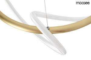 LUSTRA LED EXCLUSIVISTA 60CM, SERPIENTE, CONFECTIONATA DIN METAL SI LED, STIL MODERN - Img 5