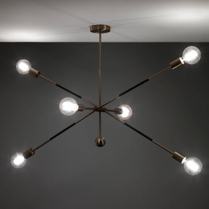 LUSTRA MODERNA, DEVON B, COD 4940, STIL MODERN, REALIZAT DIN METAL - Img 2