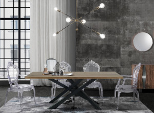 LUSTRA MODERNA, DEVON B, COD 4940, STIL MODERN, REALIZAT DIN METAL - Img 5