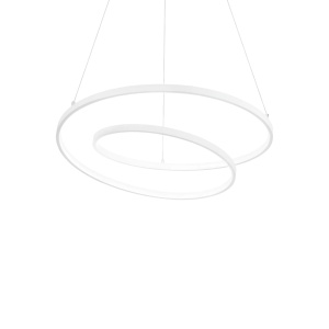 LUSTRA OZ SP D60, 60CM, ALB, DIN METAL, STIL MODERN