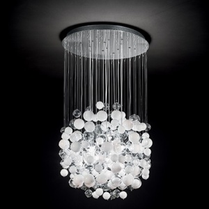LUSTRA/PLAFONIERA BOLLICINE SP14 CROM DESIGN MODERN IDEAL LUX