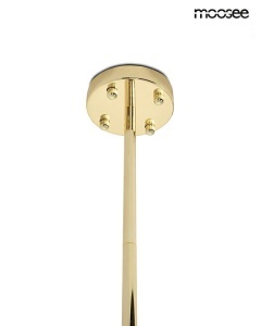 LUSTRA SUONO 80, AURIE, CONFECTIONATA DIN METAL SI STICLA, STIL MODERN - Img 6
