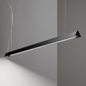 LUSTRA V-LINE SP, NEGRU, DIN ALUMINIU SI SILICON, STIL MODERN - Img 2