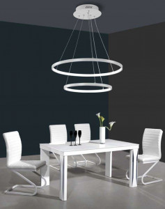 LUSTRA VEGAS APP659, 40x60 cm, ALB/GRI, DIN METAL DE INALTA CALITATE, STIL MODERN, TU - Img 5