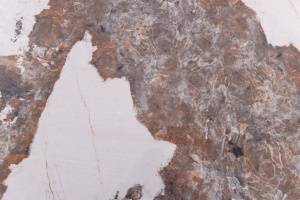 Masă de dining UNIQUE, extensibilă de la 160 la 200 cm, aspect lemn de nuc, blat ceramic cu aspect de piatră naturală - Img 6