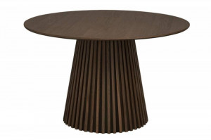 MASA DE SUFRAGERIE ROTUNDA, 120CM, STEJAR INCHIS, MDF SI FURNIR, ARTIM GROUP SELECTION - Img 2